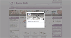 Desktop Screenshot of optica-vista.ro